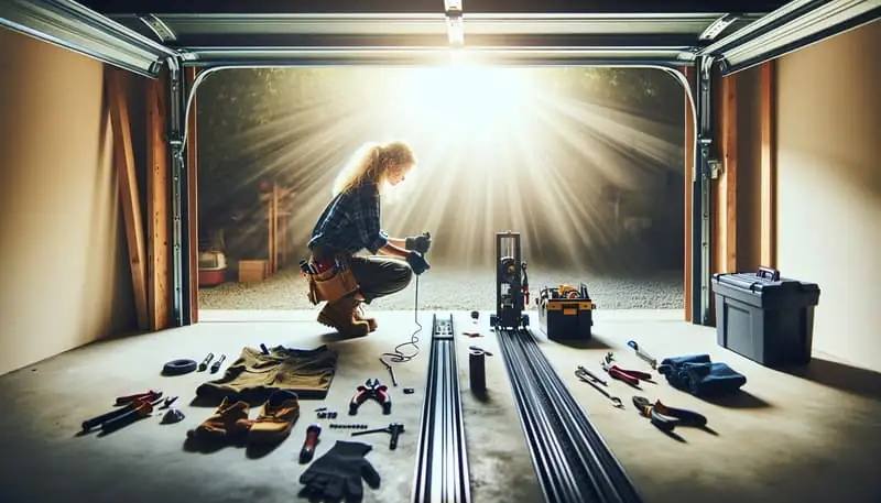 Garage Door Track Repair — Turtle Rock